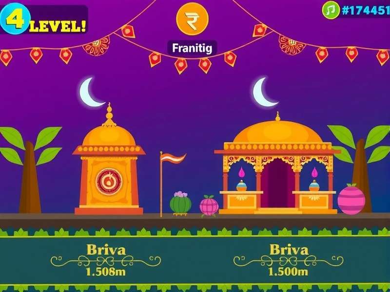 Vibrant Diwali and Holi themed levels Indian Festival Themed Levels in Henna Handi Rush